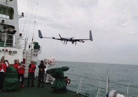 accompany, ship drone,